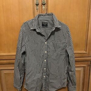 Abercrombie & Fitch Black and White Checkered Shirt